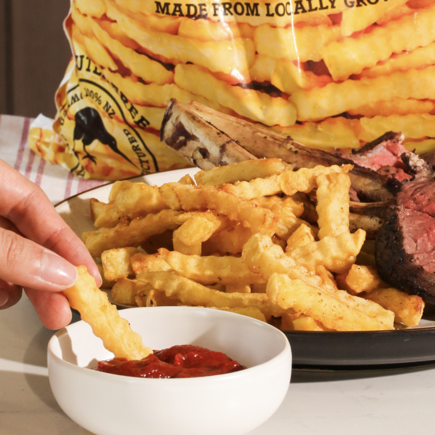 Crinkle Cut Fries - Makikihi Fries